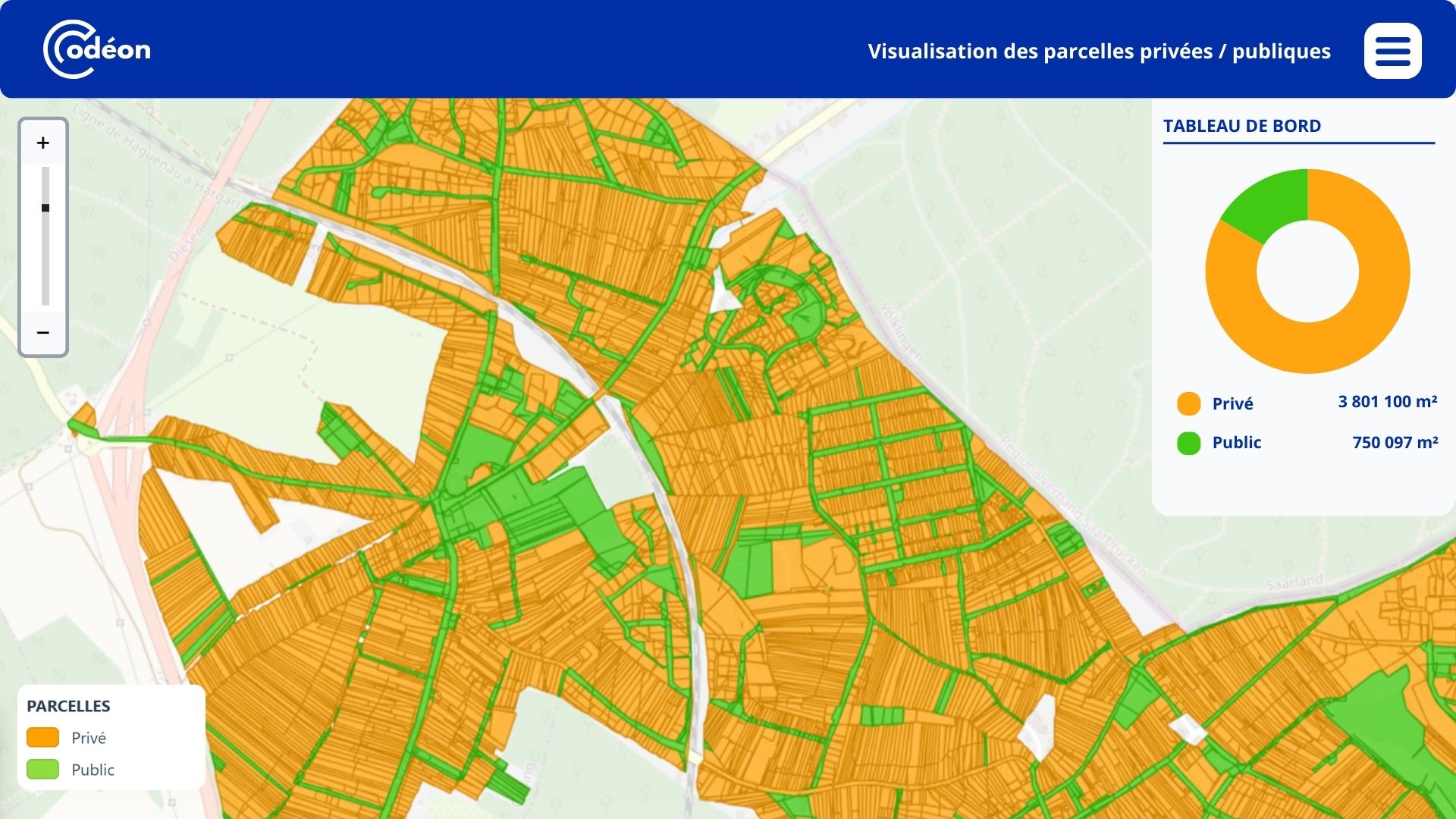 Graphe de visualisation et analyse de données géospatiales