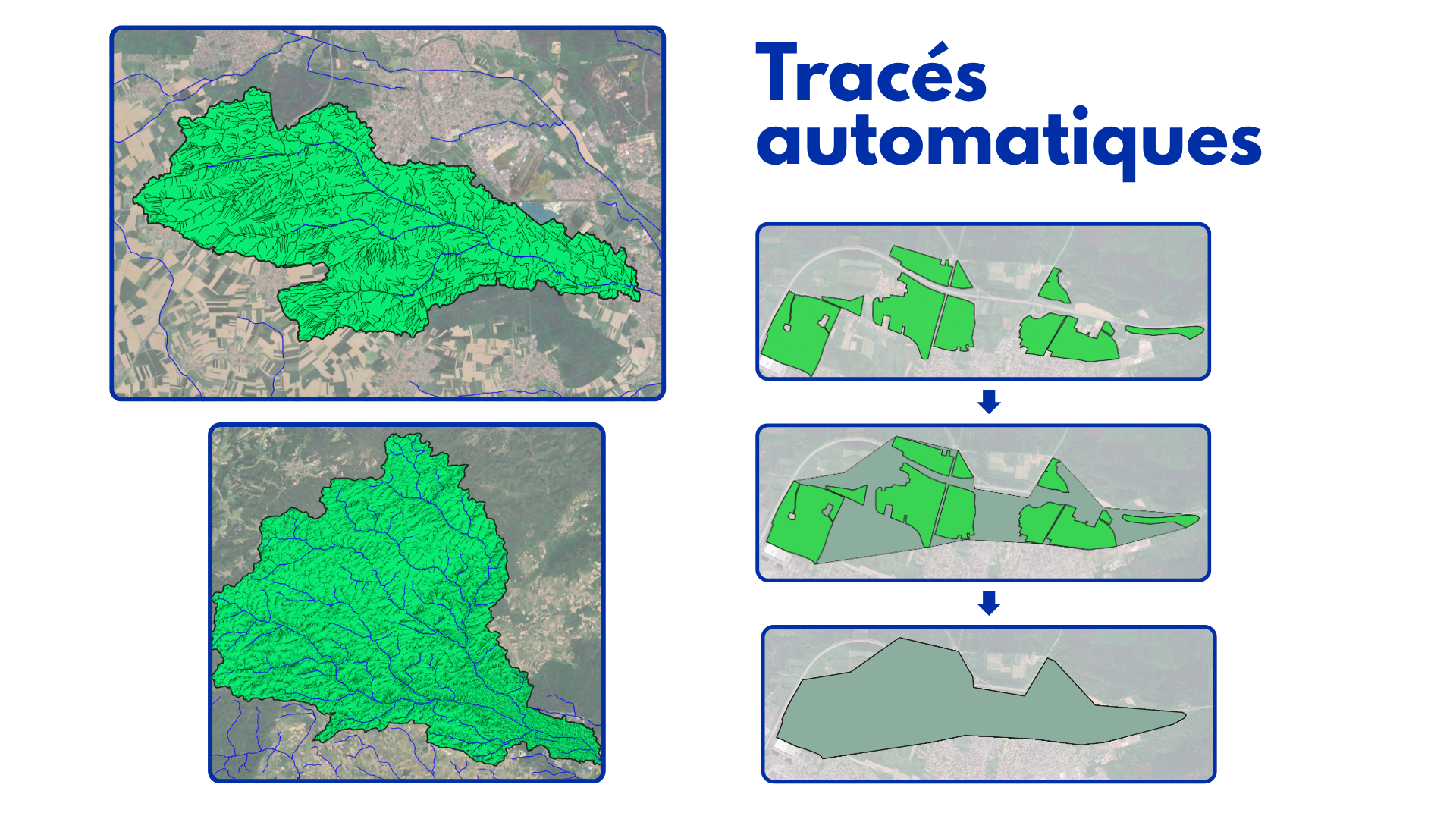 Tracé automatique des zones humides sur parcelles cadastrales